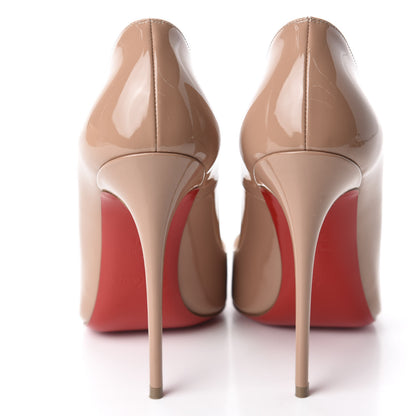 Christian Louboutin Patent So Kate 120 Pumps 37.5 Nude 5 of 11