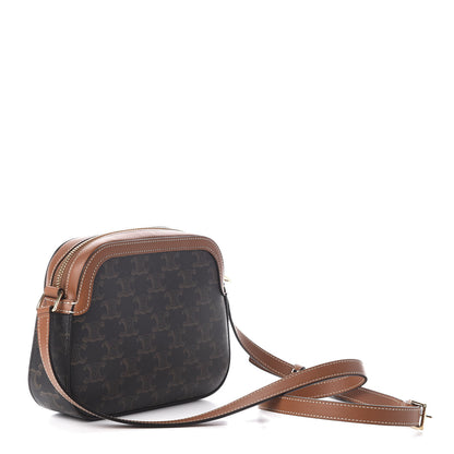 Celine Triomphe Canvas Small Camera Bag Tan 3 of 9