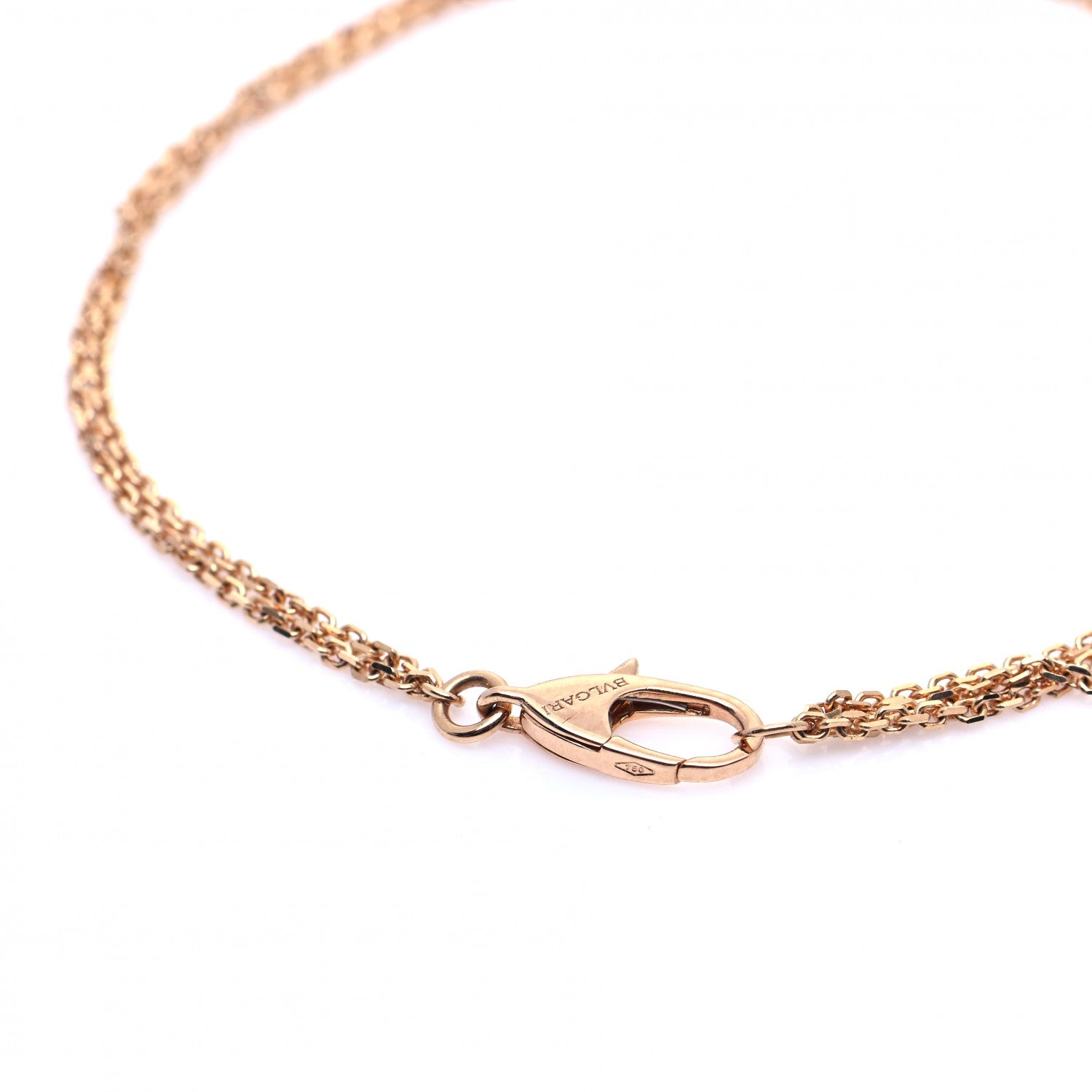 Bulgari 18K Rose Gold Diamond Divas' Dream Bracelet 5 of 6