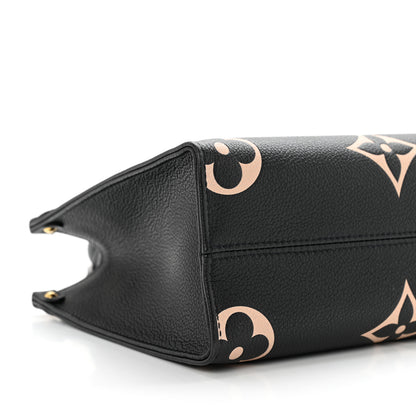 Louis Vuitton Empreinte Monogram Giant Onthego PM Black Beige 6 of 7