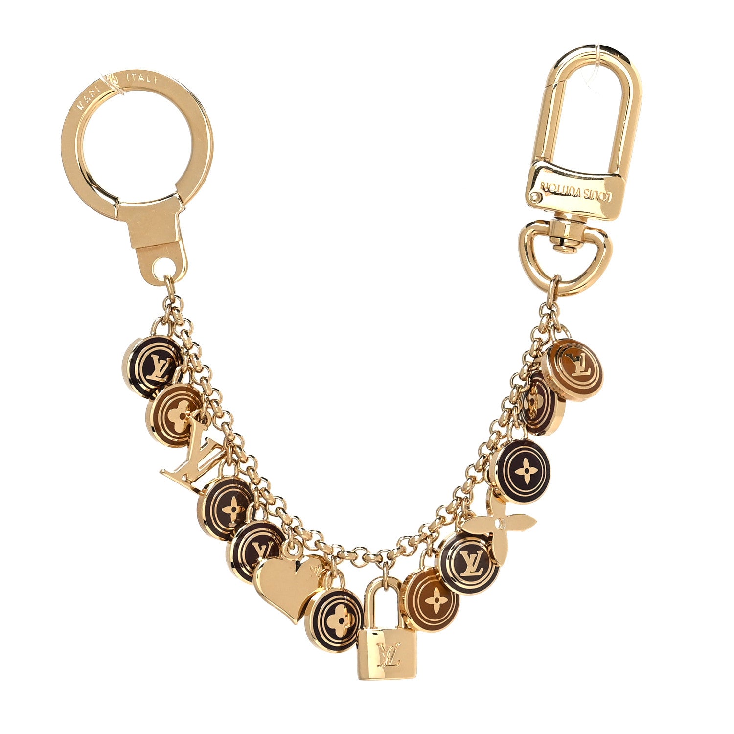 Louis Vuitton Pastilles Key Chain Bag Charm Brown 1 of 3