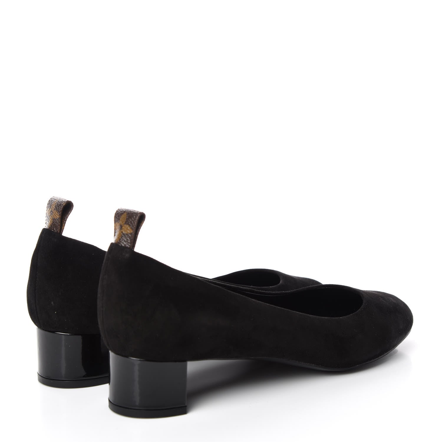Louis Vuitton Suede Uniformes Pump 38 Black 4 of 9