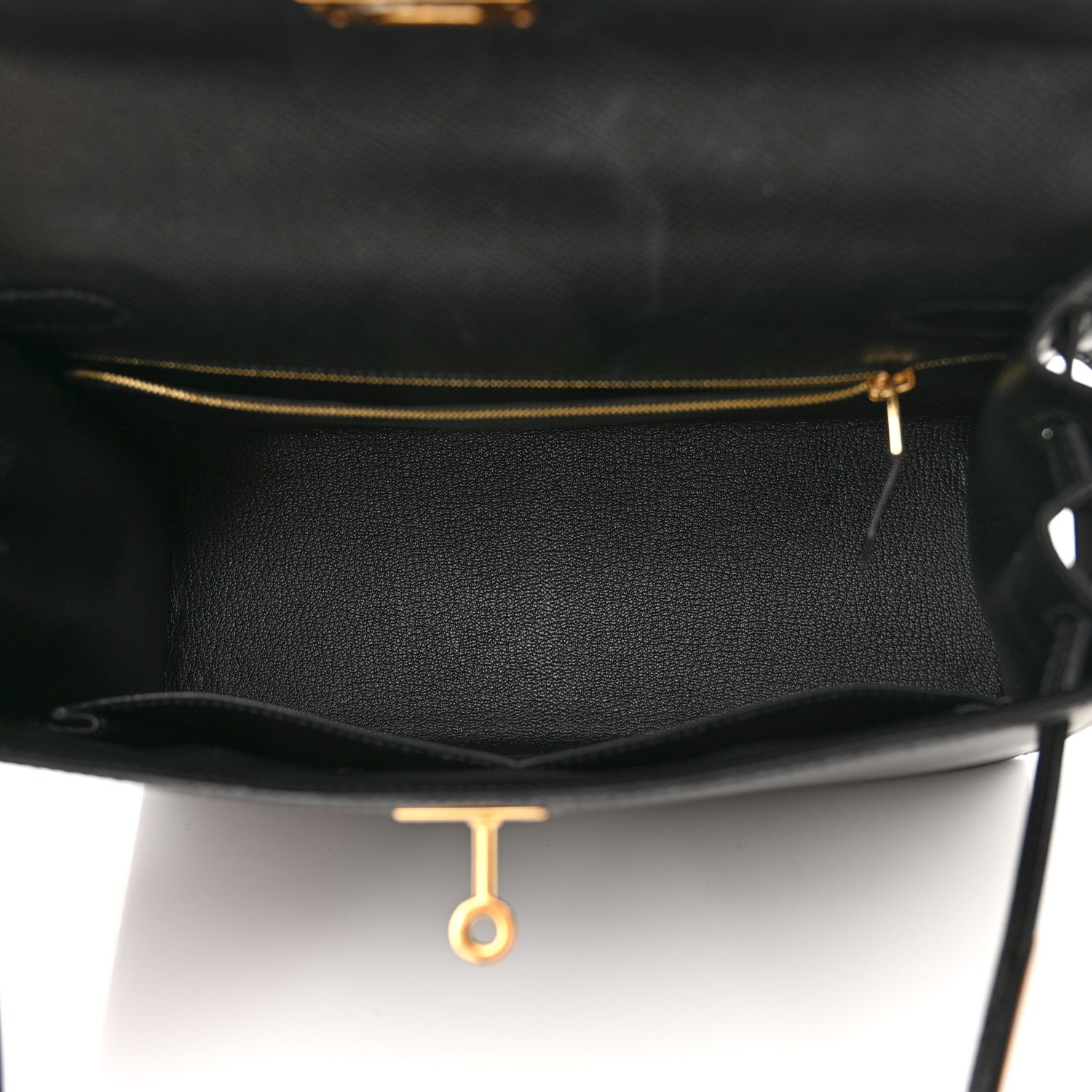 Hermes Epsom Kelly Sellier 28 Black 5 of 12