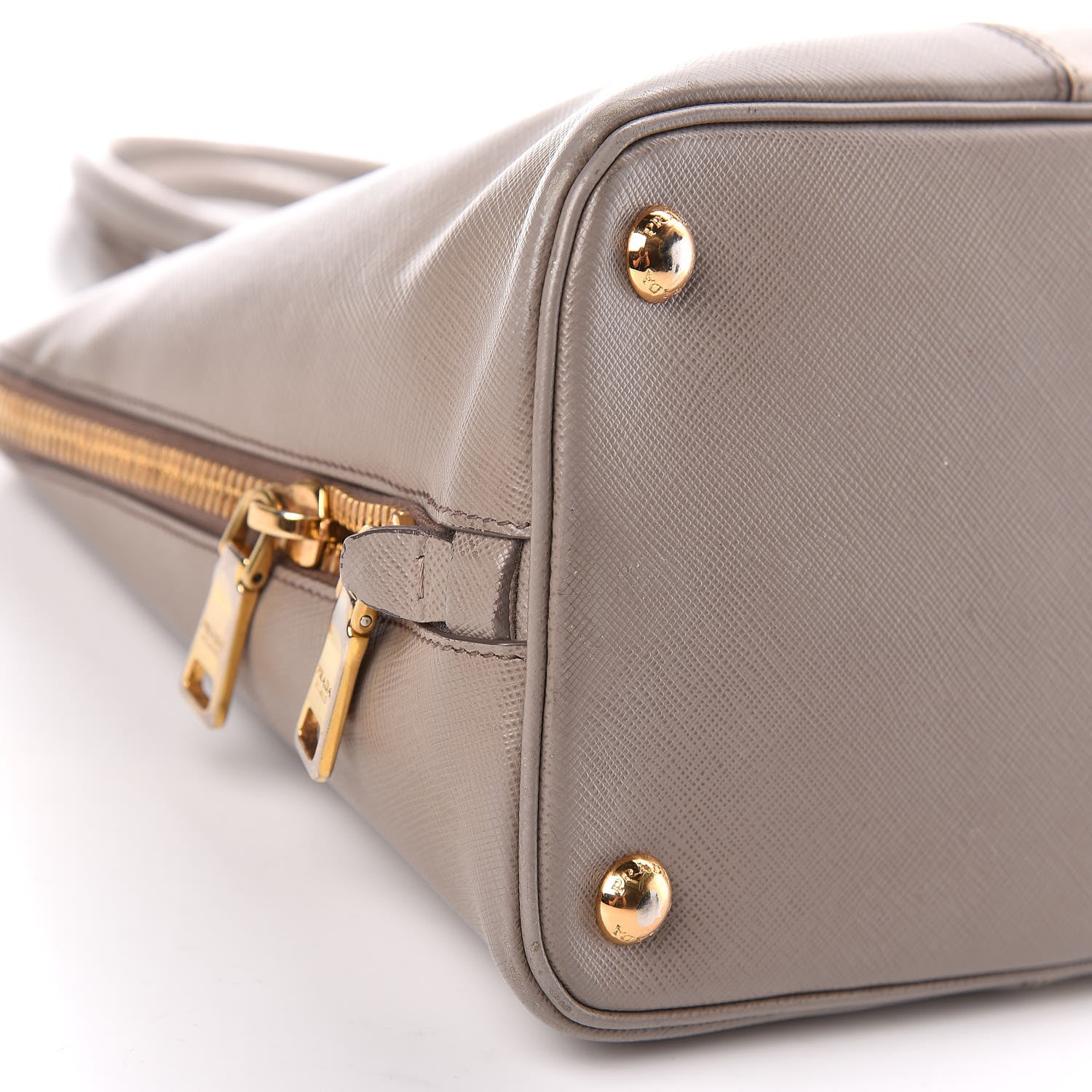 Prada Saffiano Lux Bi-Color Promenade Tote Argilla Pomice 5 of 19