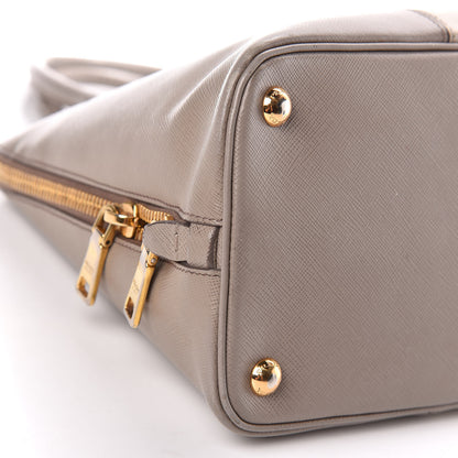 Prada Saffiano Lux Bi-Color Promenade Tote Argilla Pomice 5 of 19
