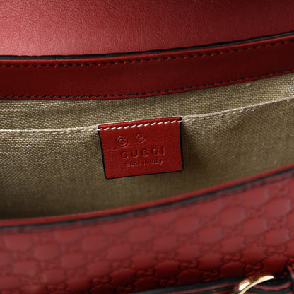 Gucci Microguccissima Medium Emily Chain Shoulder Bag Red 8 of 10