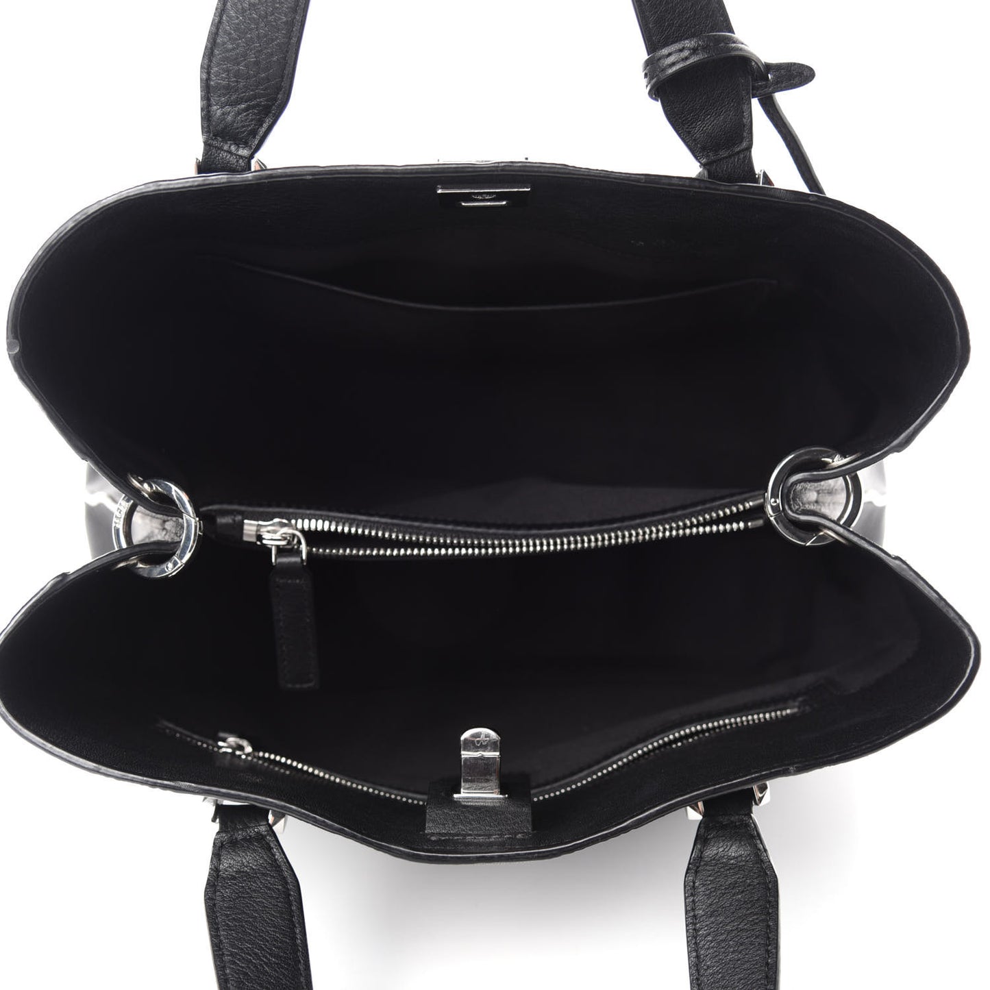 Calfskin Ottomar Monogram Large Essential Tote Black