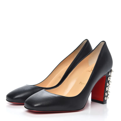 Christian Louboutin Nappa Donna Stud Spikes 85 Pumps 36.5 Black 3 of 9