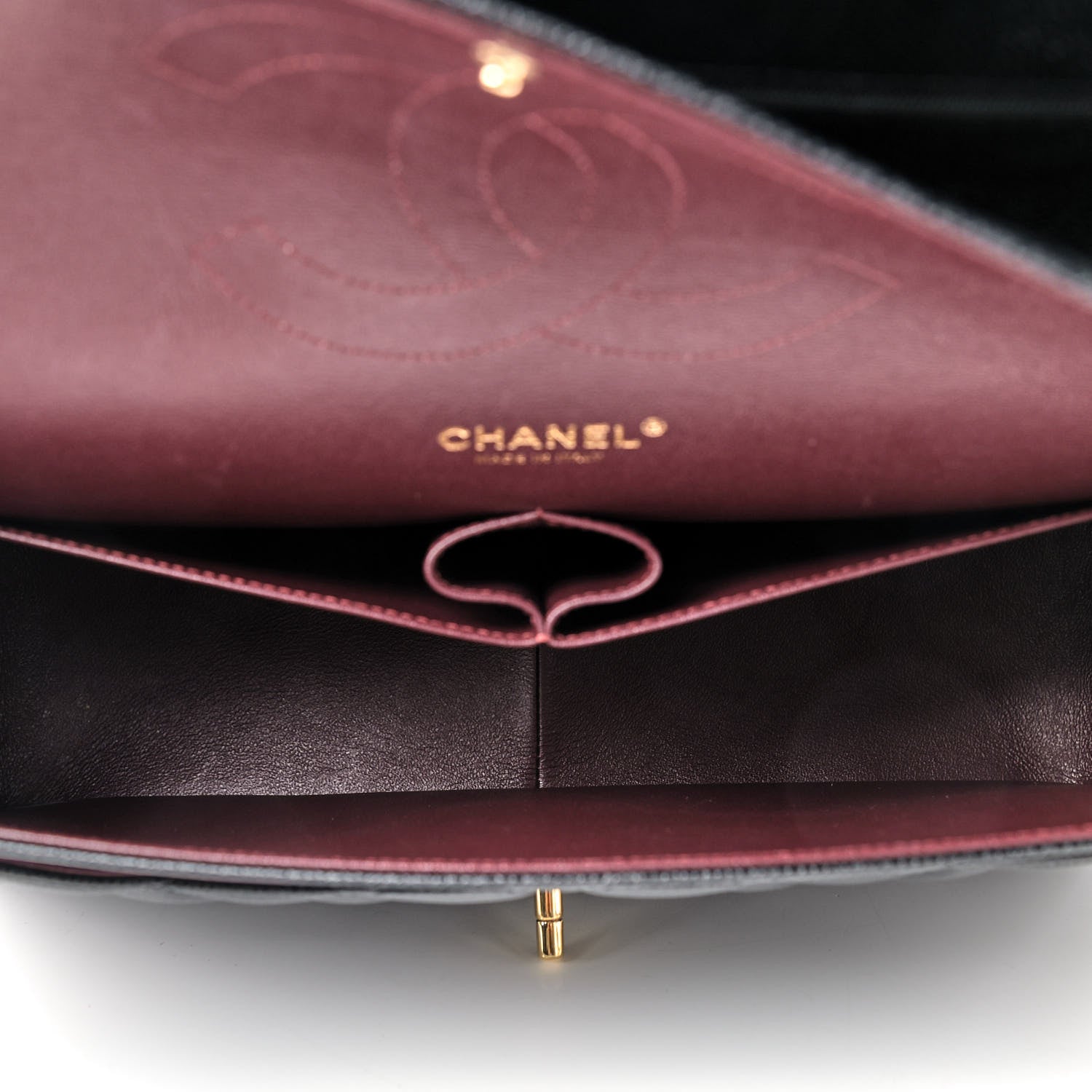 Chanel Caviar Quilted Jumbo Double Flap Black 5 of 10