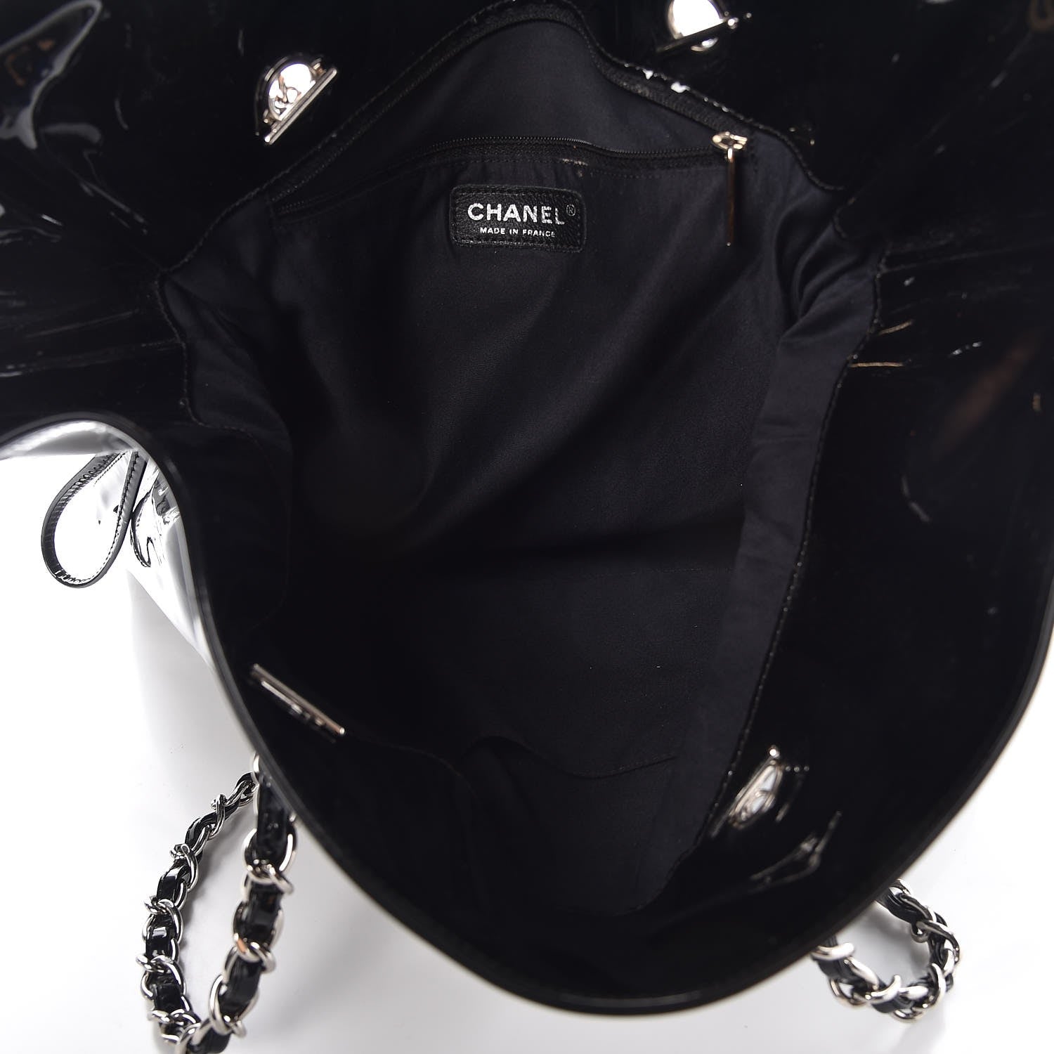 Chanel Patent Crystal Strass Bonbons Tote Black 5 of 11