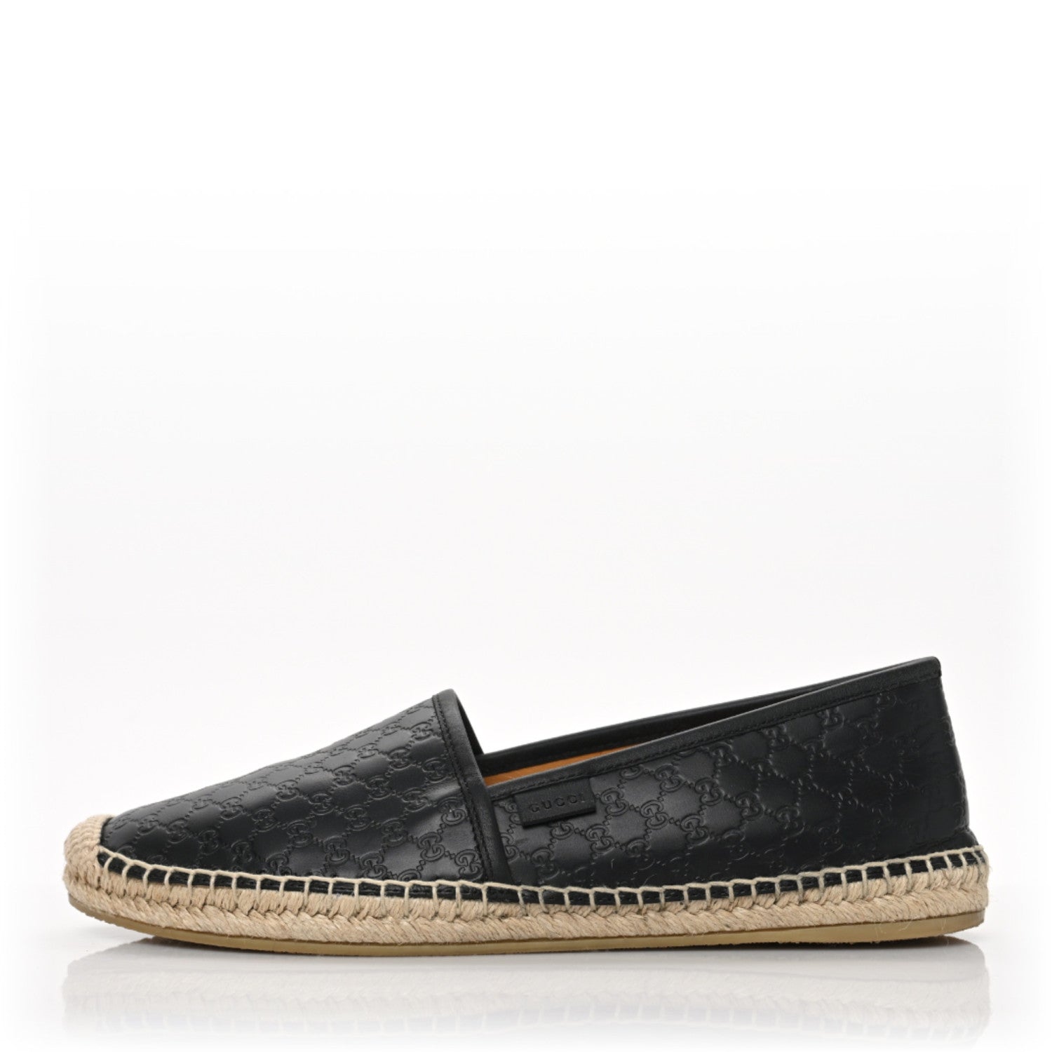 Gucci Microguccissima Signature Espadrilles 38.5 Black 1 of 10