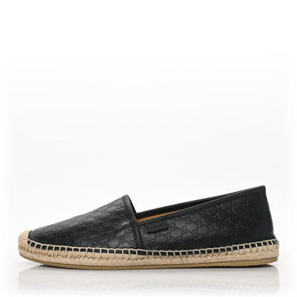 Gucci Microguccissima Signature Espadrilles 38.5 Black 1 of 10