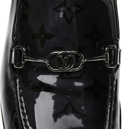 Louis Vuitton Patent Monogram Mens Club Loafers 8.5 Anthracite 16 of 16