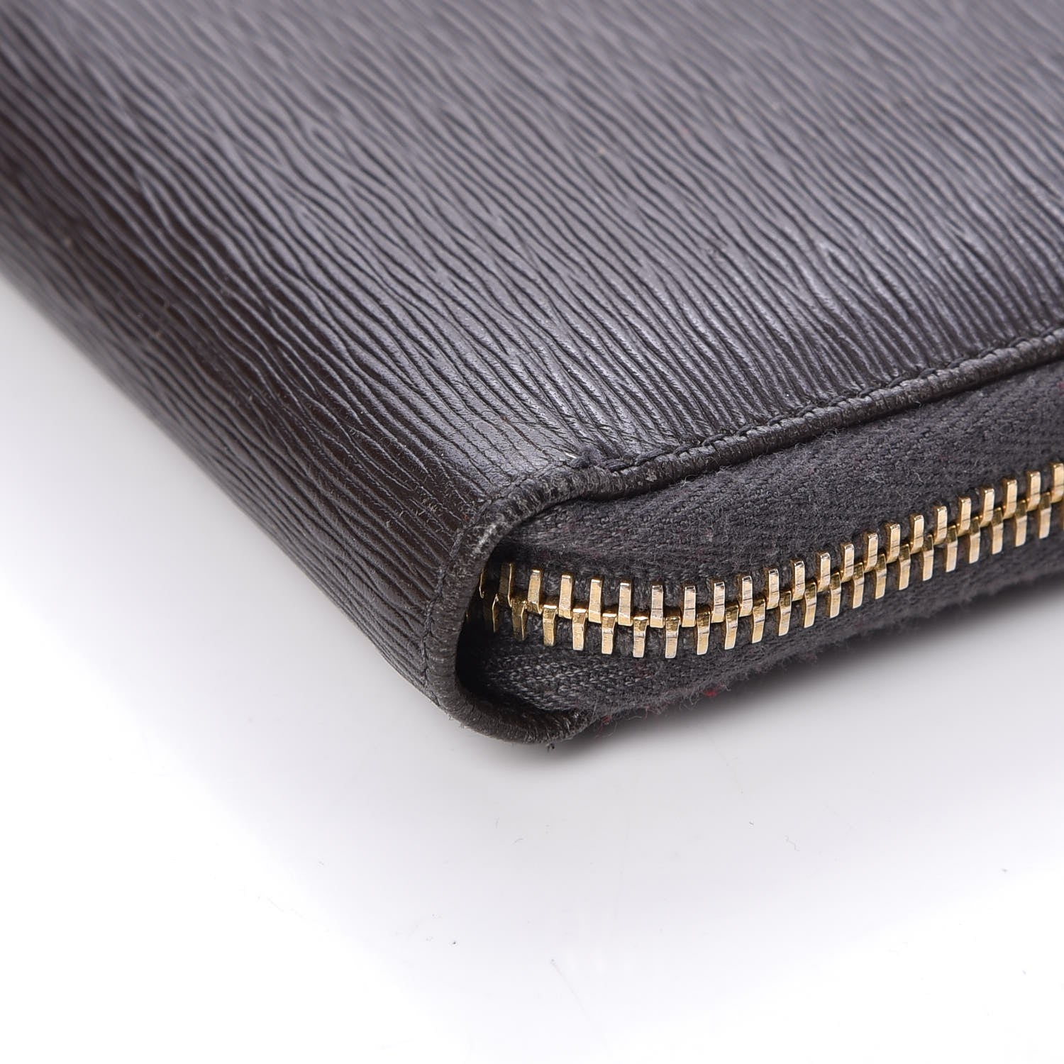 Dolce & Gabbana Calfskin Large Vertical Zip Around Wallet Brown 8 of 12