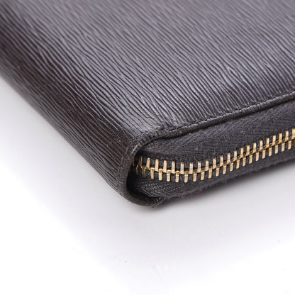 Dolce & Gabbana Calfskin Large Vertical Zip Around Wallet Brown 8 of 12