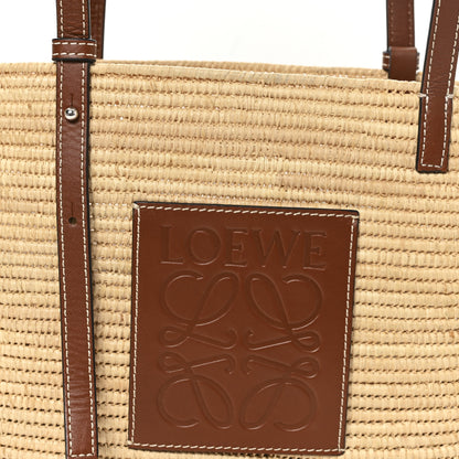 Loewe Raffia Small Square Basket Tote Bag Natural Tan 8 of 12