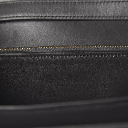 Celine Smooth Calfskin Medium Classic Box Flap Bag Anthracite 11 of 18