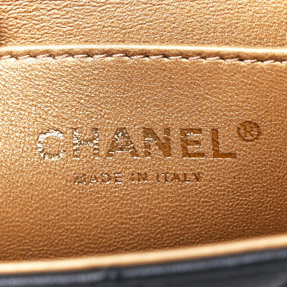 Chanel Lambskin Quilted Chic Pearls Flap Black 7 of 12