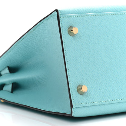 Hermes Epsom Kelly Sellier 28 Bleu Atoll 11 of 13