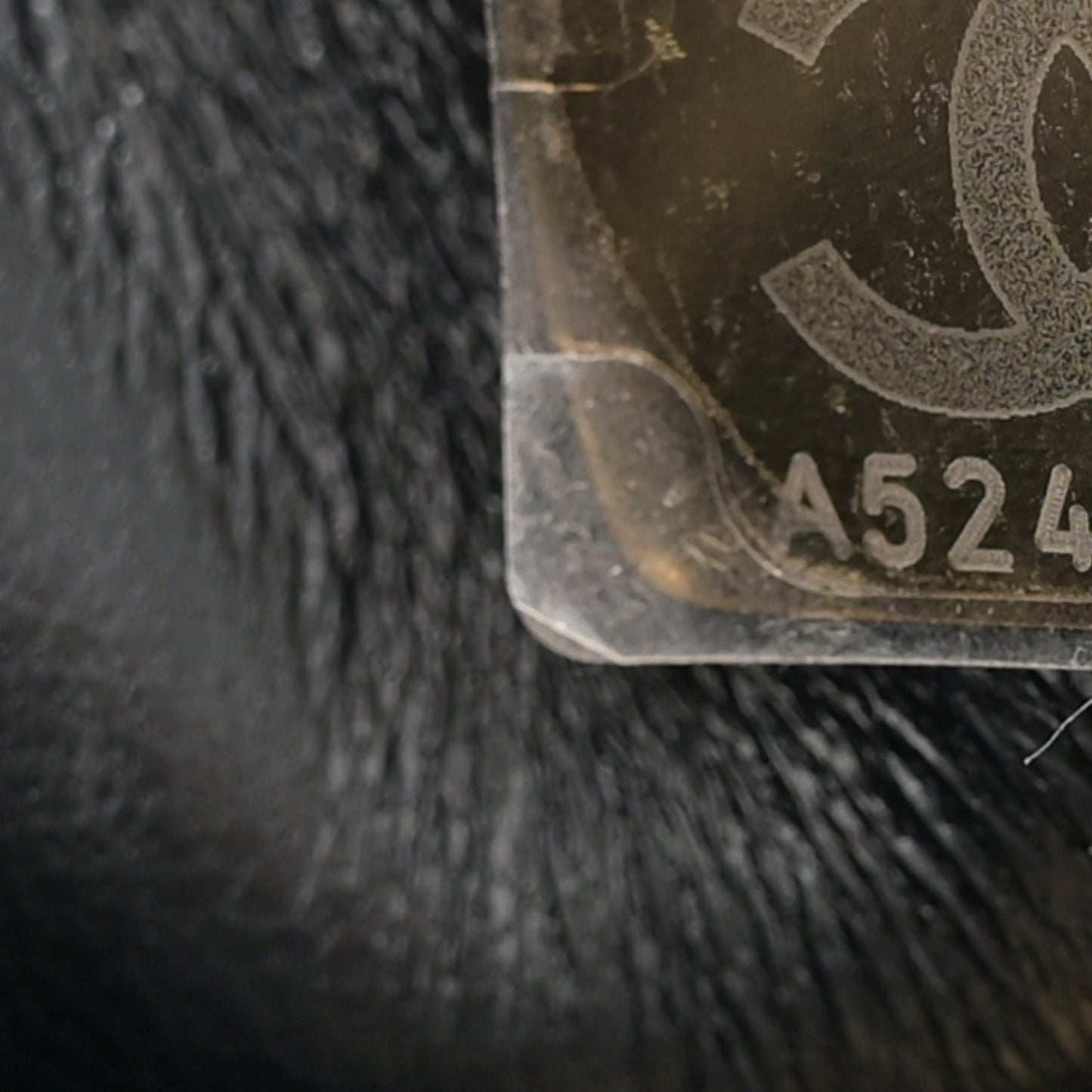 Velvet Quilted Small Boy Messenger Bag Black