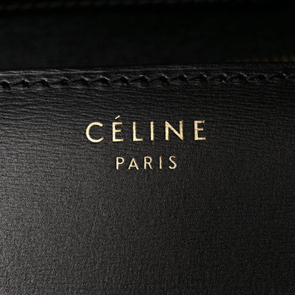 Celine Box Calfskin Medium Classic Box Flap Bag Black 7 of 10
