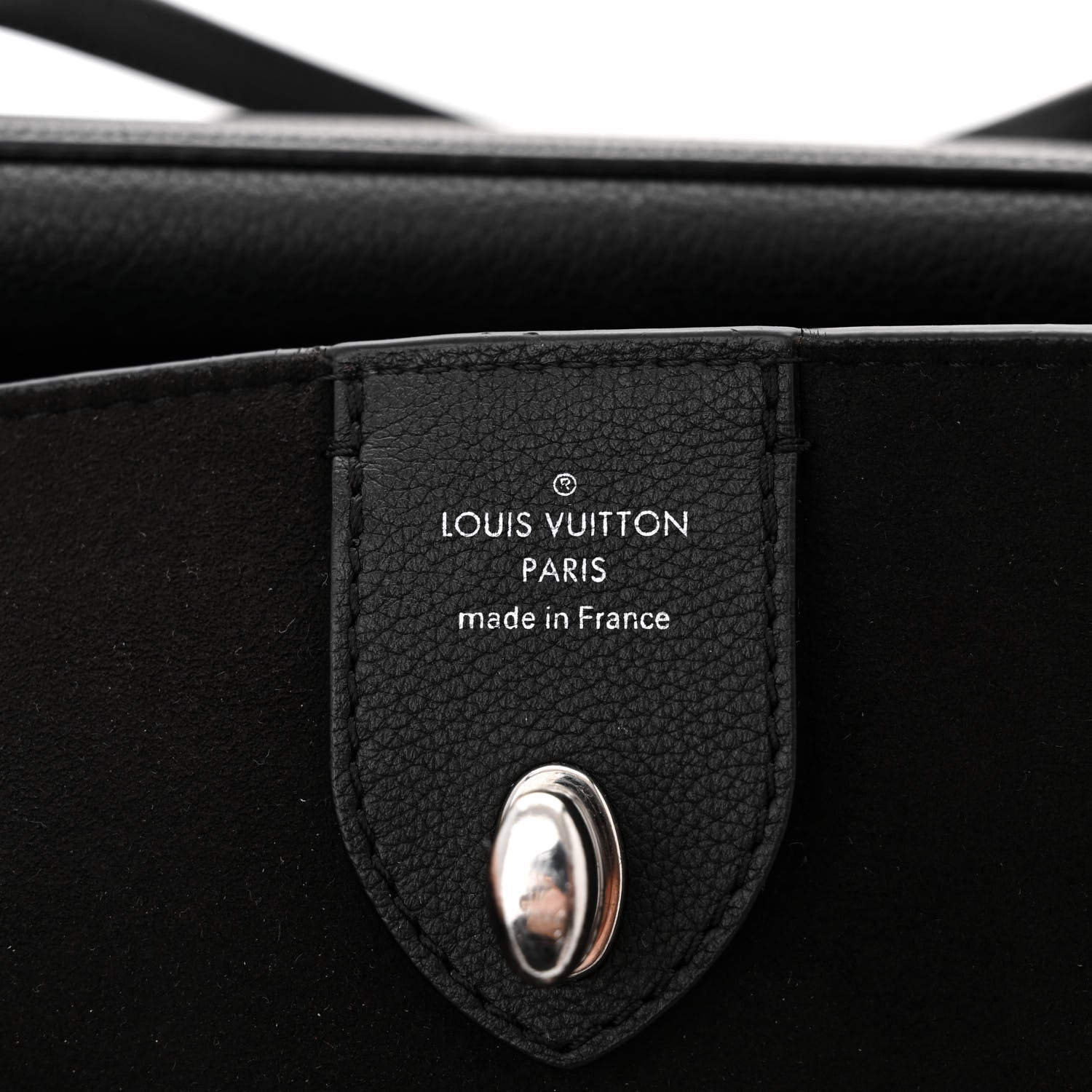 Louis Vuitton Calfskin Lockme Go Tote Black 6 of 10