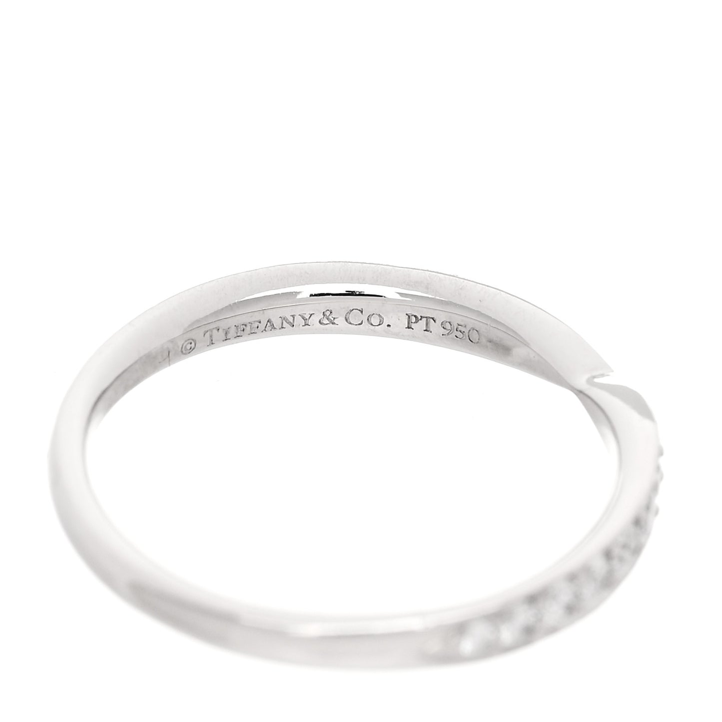 Platinum Diamond Harmony Bead-set Band Ring 50 5.5