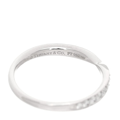 Tiffany Platinum Diamond Harmony Bead-set Band Ring 50 5.5 4 of 4