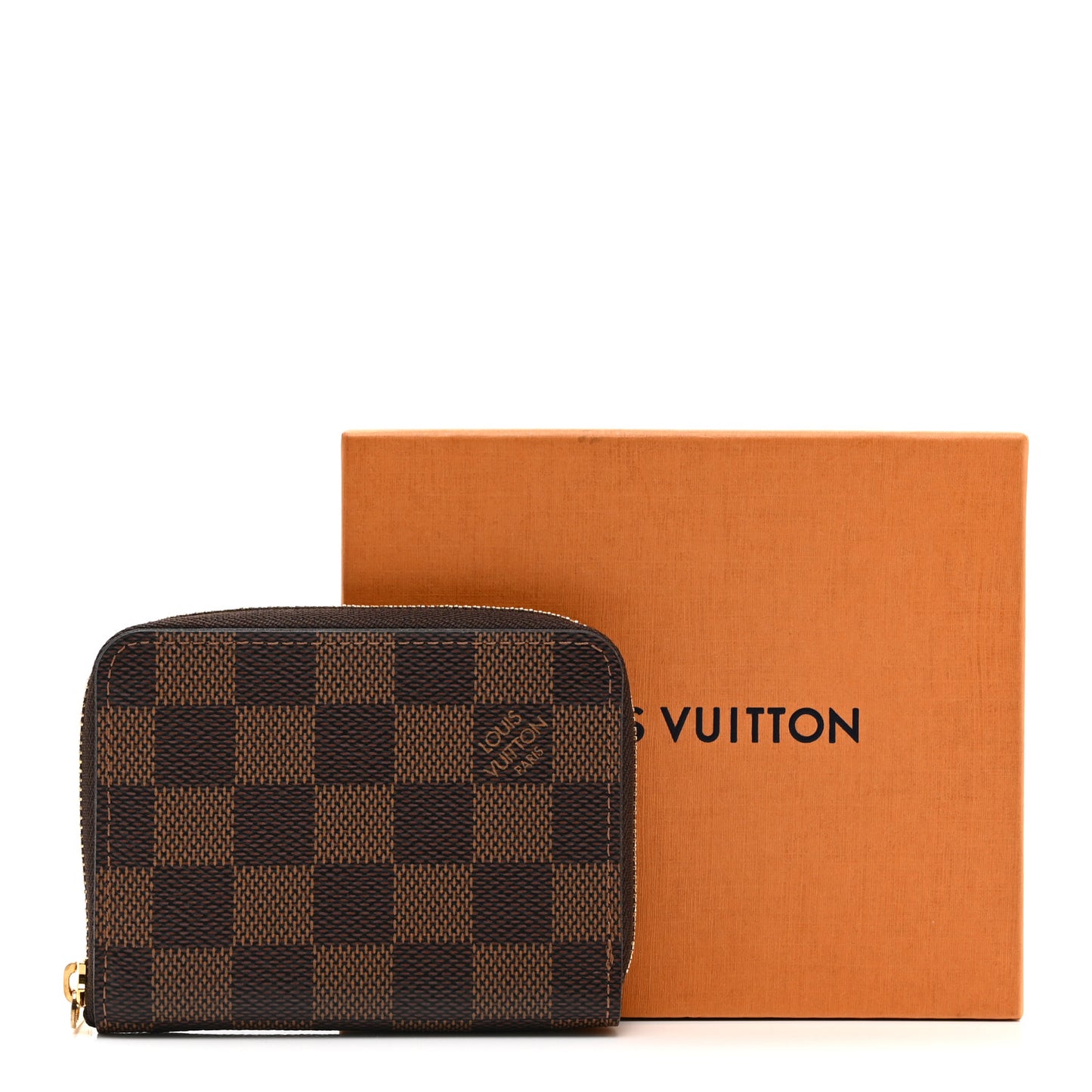 Damier Ebene Zippy Coin Purse
