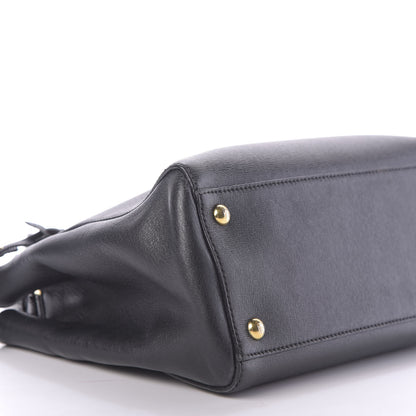 Fendi Vitello Elite Petite 2Jours Tote Black 6 of 16