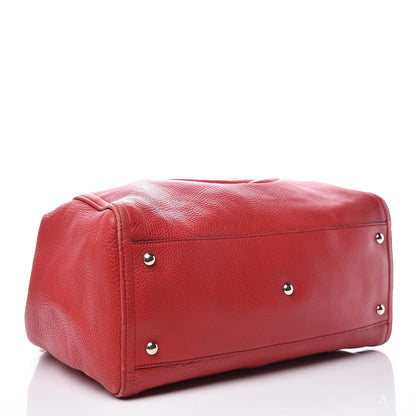 Gucci Pebbled Calfskin Medium Soho Shoulder Bag Tabasco Red 4 of 18