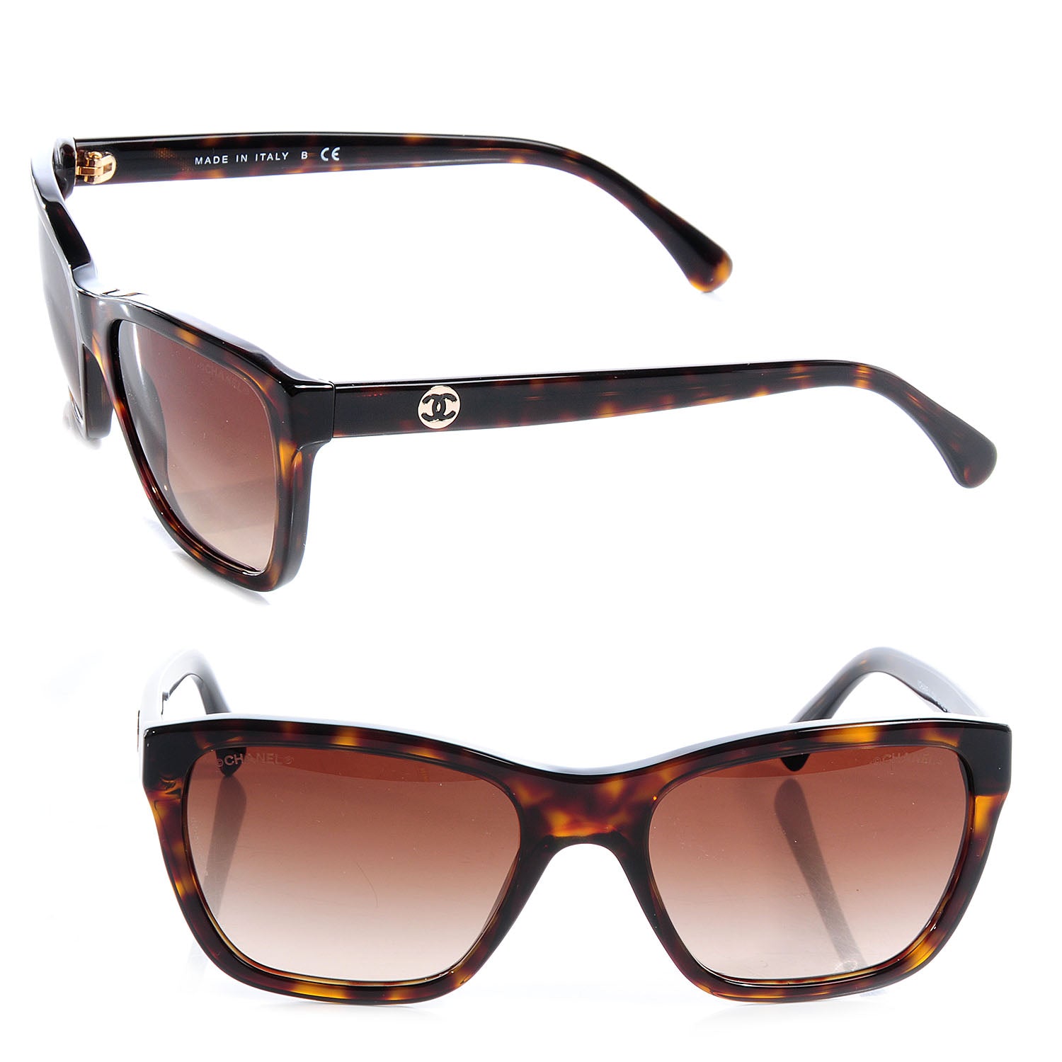 Chanel Tortoise CC Sunglasses 5266 1 of 5