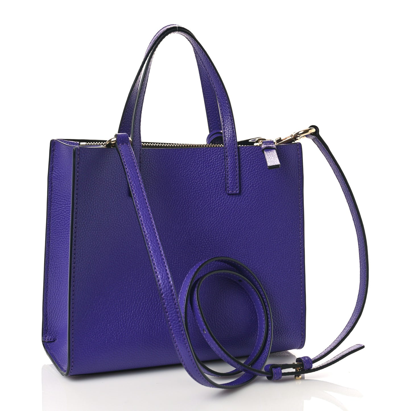 Calfskin Mini Grind Tote Bag Heliotrope