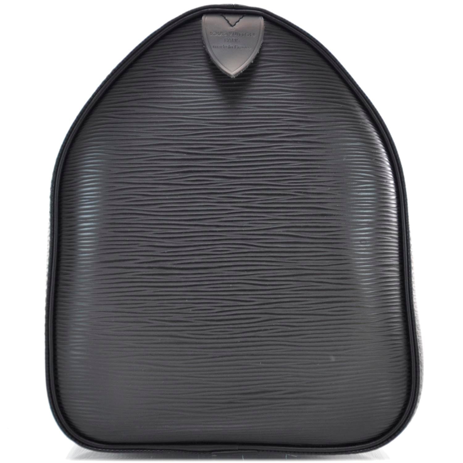 Louis Vuitton Epi Speedy 30 Black 7 of 10