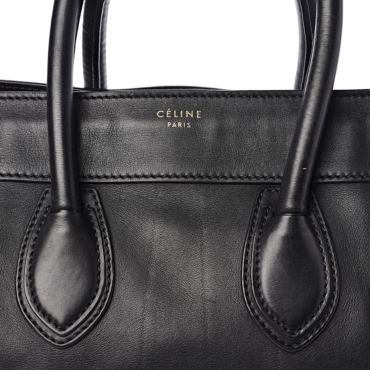 Smooth Calfskin Mini Luggage Black