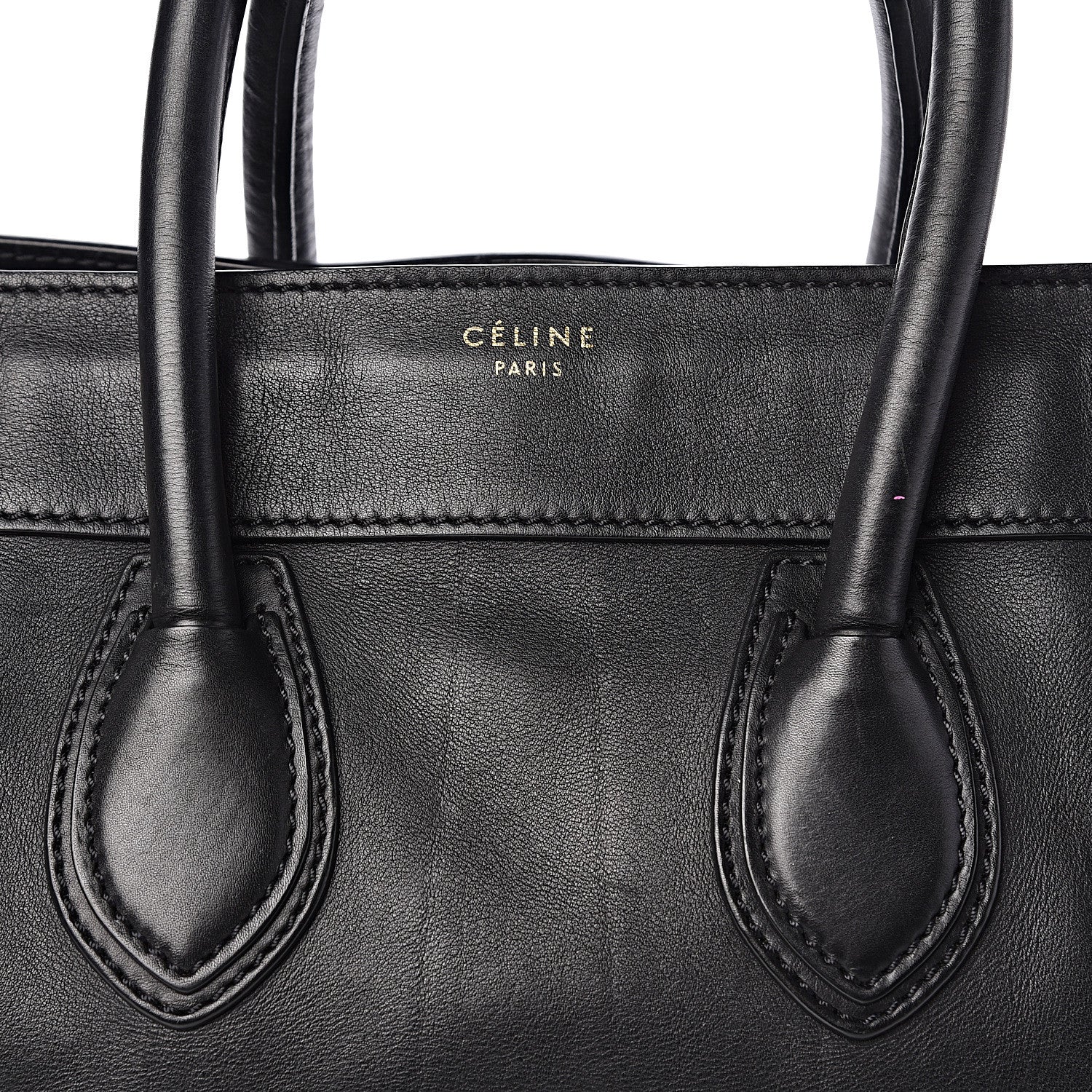Celine Smooth Calfskin Mini Luggage Black 24 of 25