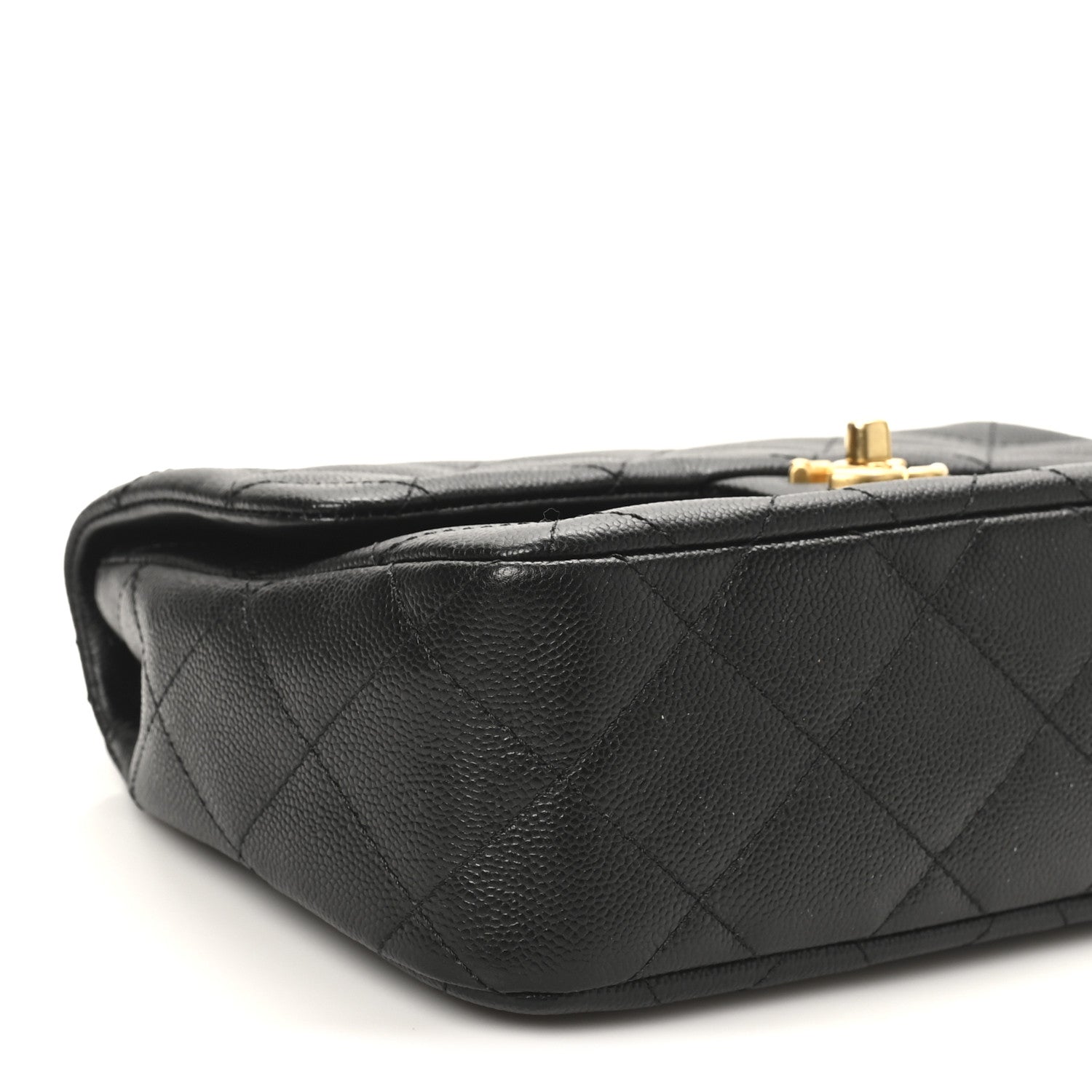 Chanel Caviar Quilted Sweetheart Flap Black 9 of 10