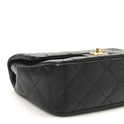 Chanel Caviar Quilted Sweetheart Flap Black 9 of 10