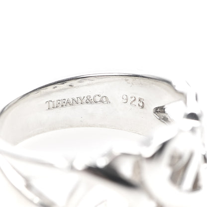 Tiffany Sterling Silver Paloma Picasso Loving Hearts Ring 52 6 5 of 5