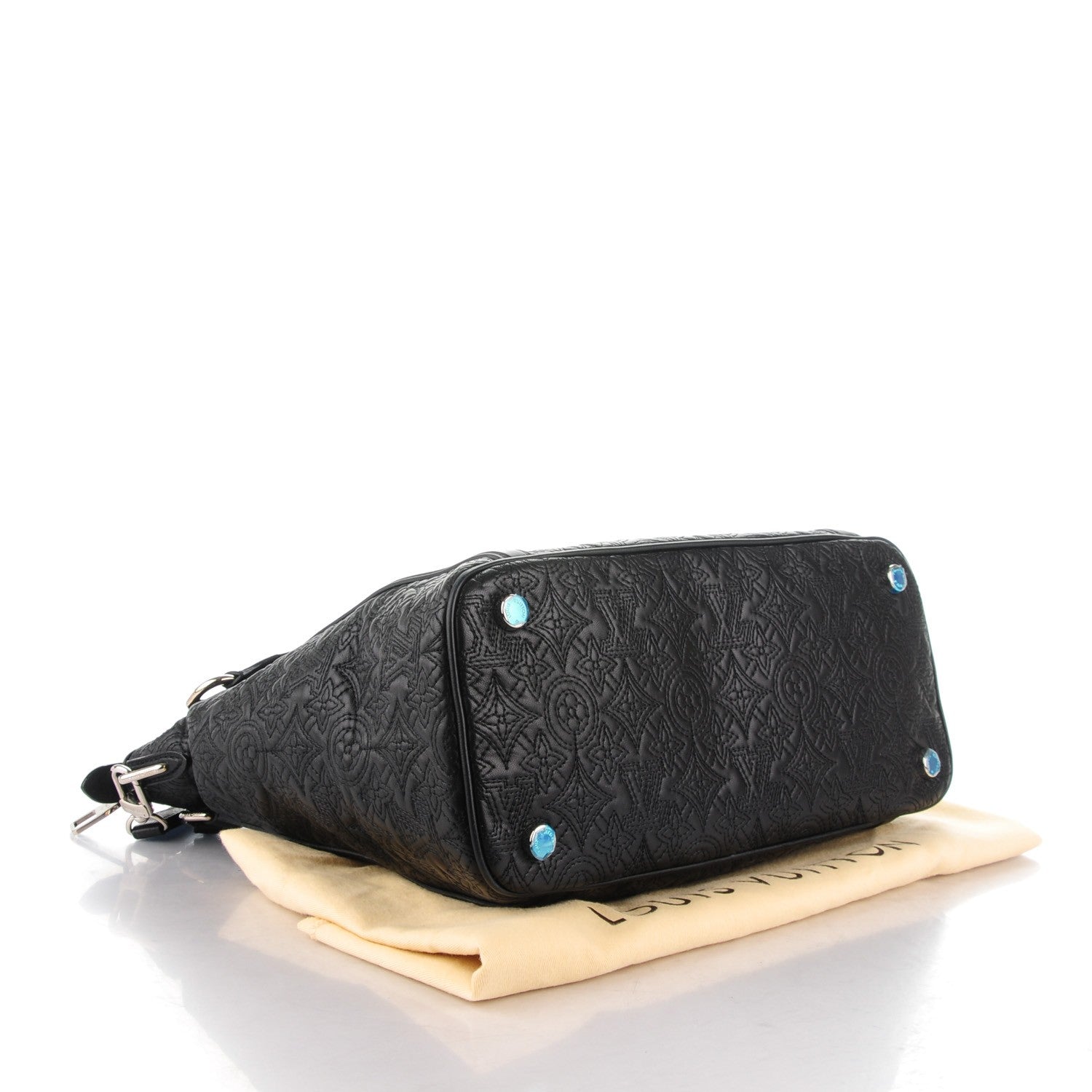 Louis Vuitton Monogram Lambskin Antheia Ixia PM Black 4 of 7