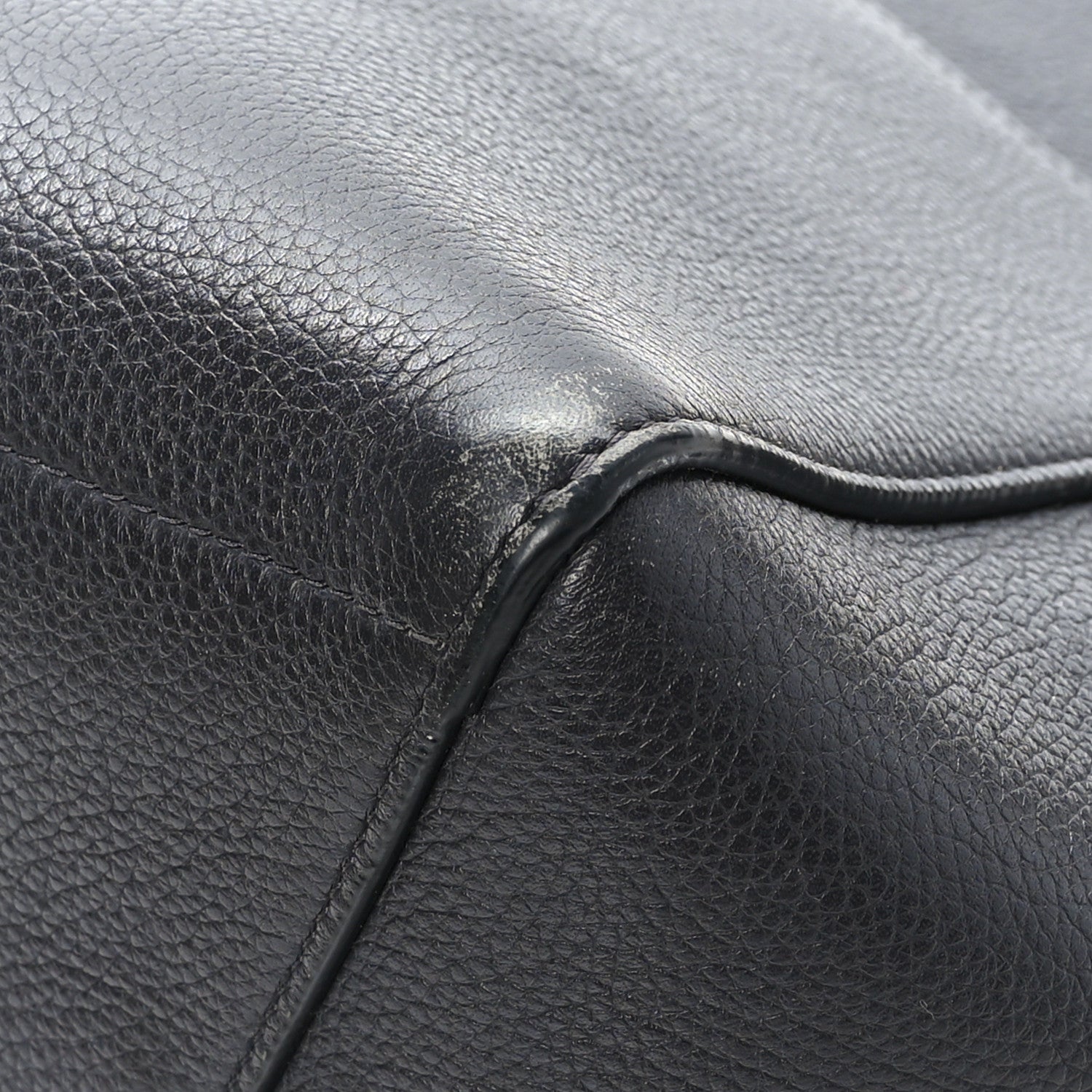 Celine Soft Grained Calfskin Sangle Bucket Bag Grey 8 of 10