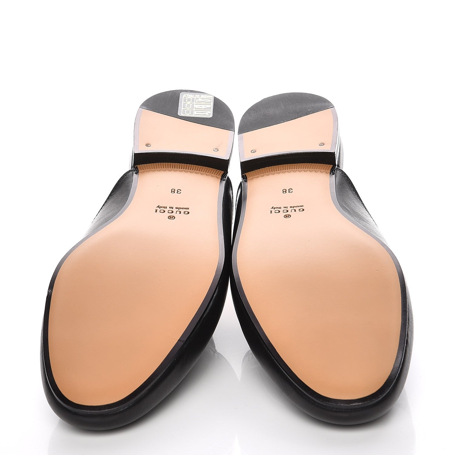 Gucci Calfskin Womens Princetown Slippers 38 Black 5 of 8