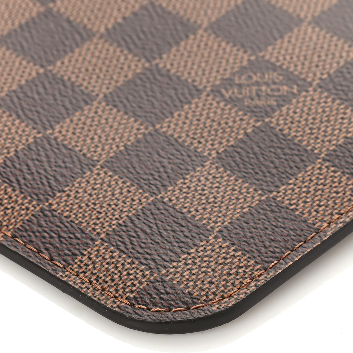 Damier Ebene Neverfull MM GM Pochette Rose Ballerine