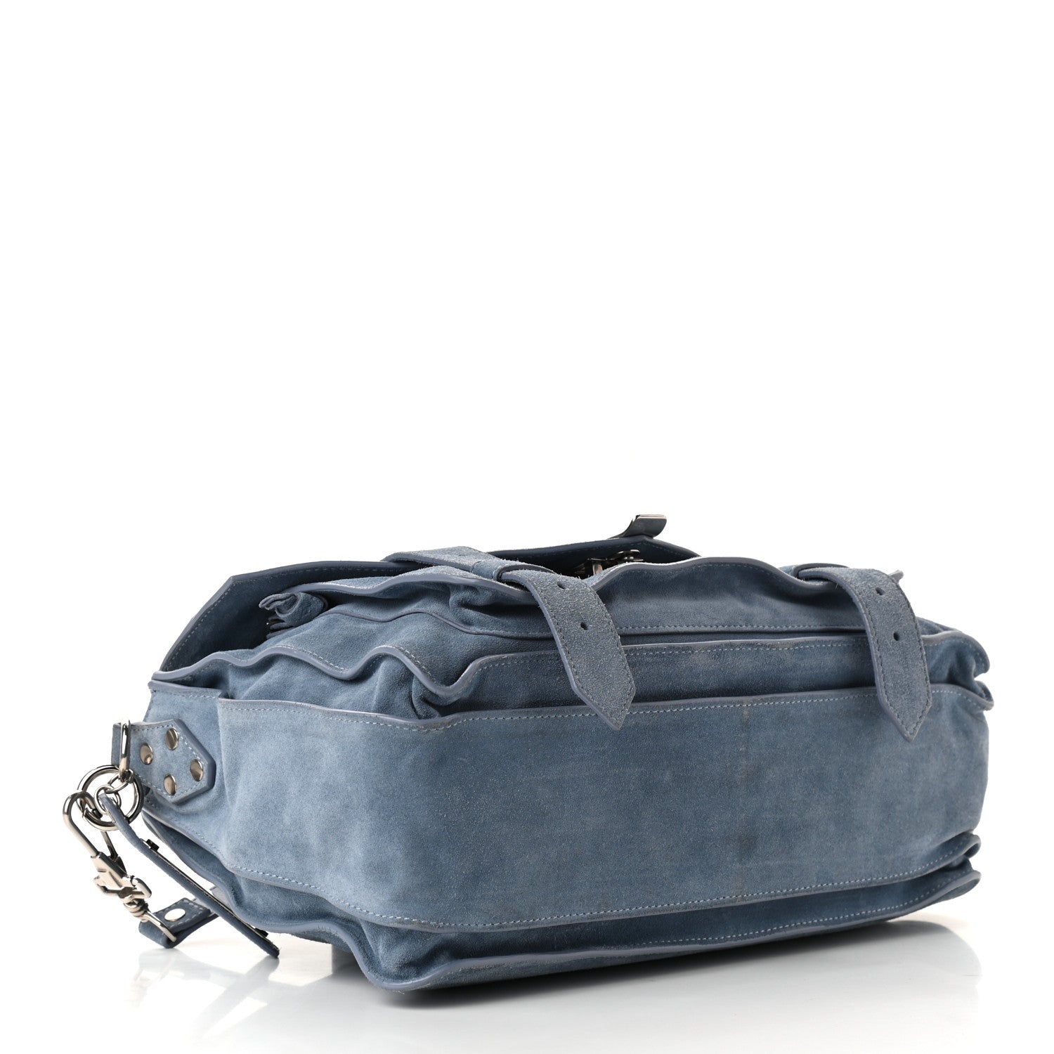 Proenza Schouler Suede Medium PS1 Satchel Polar Blue 4 of 12