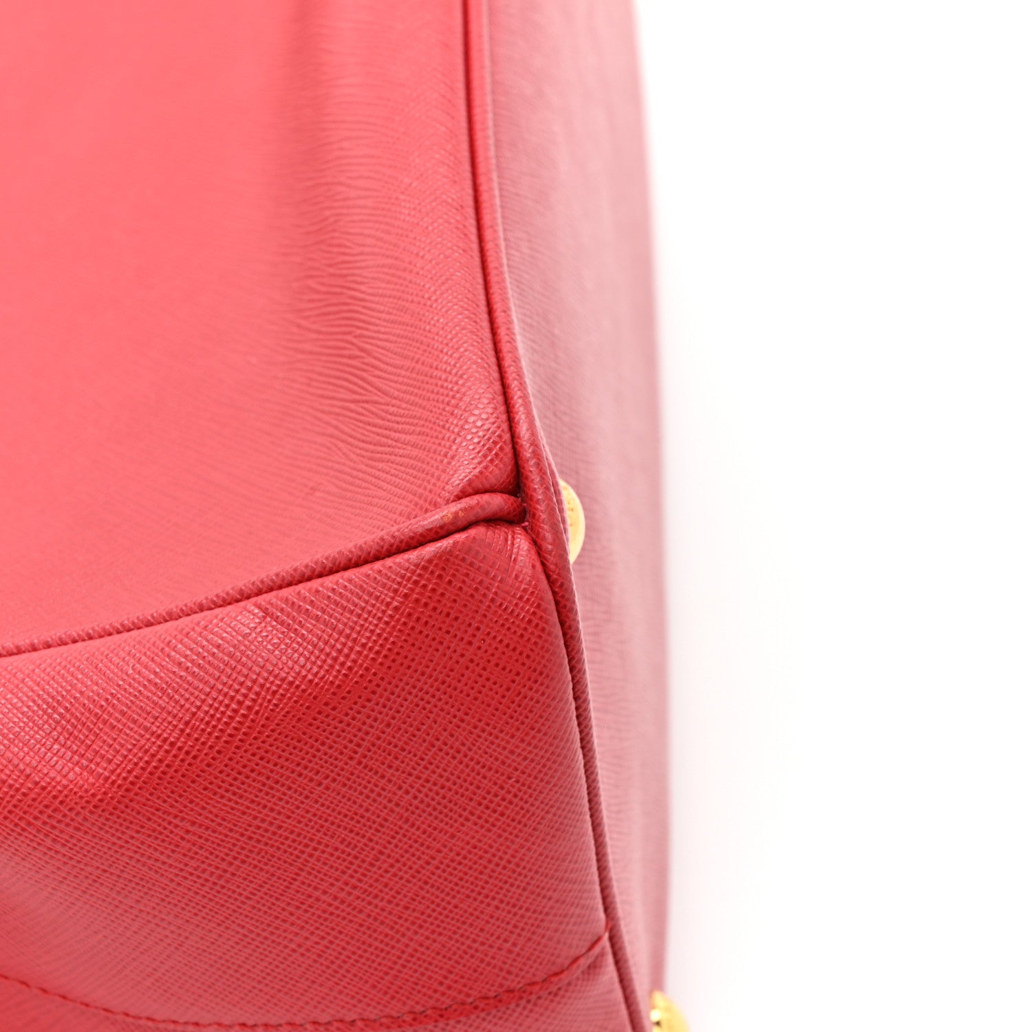 Prada Saffiano Lux Large Galleria Double Zip Tote Fuoco 12 of 13
