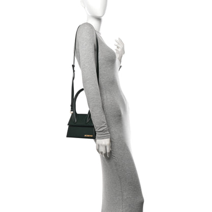 Jacquemus Calfskin Le Chiquito Moyen Dark Green 2 of 11