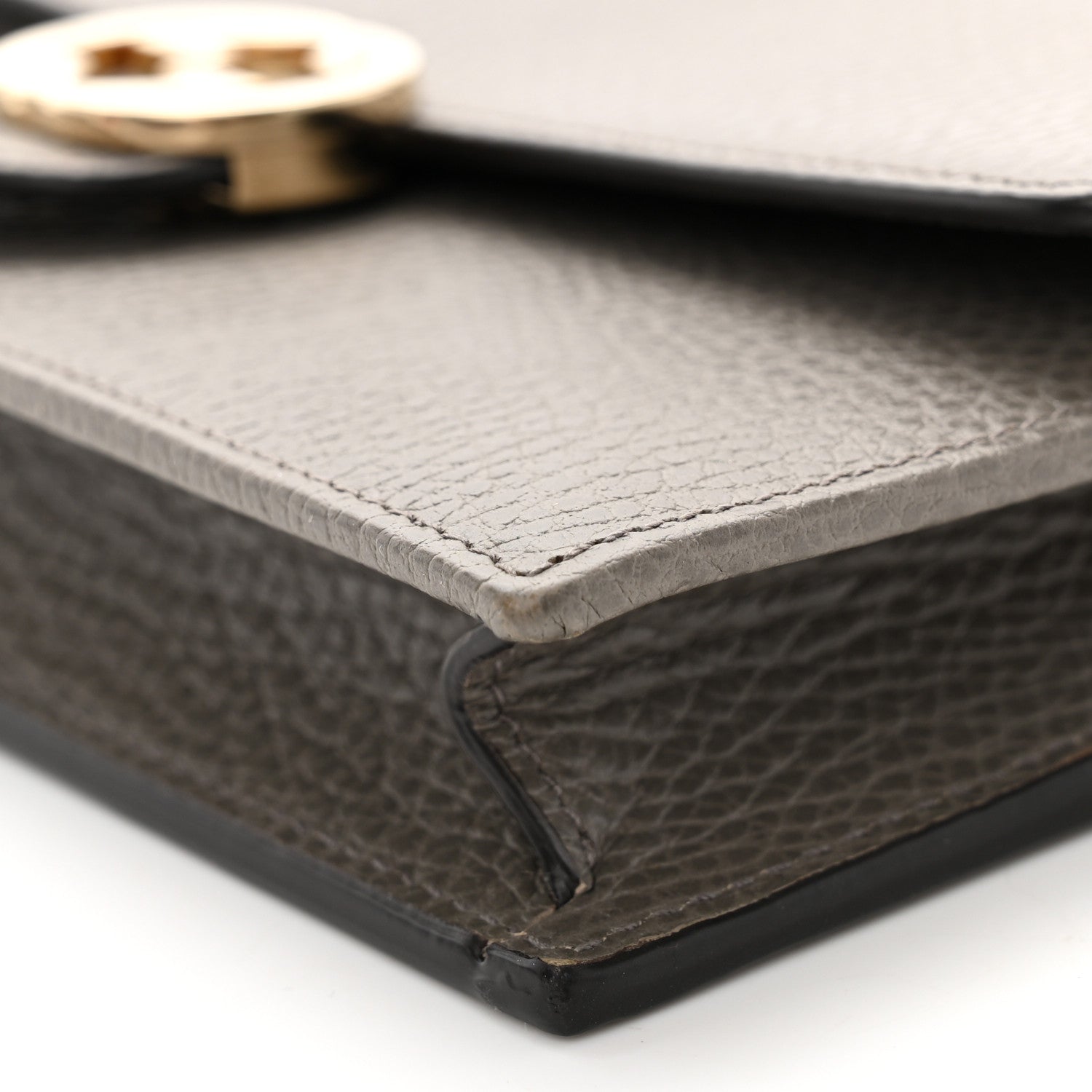 Gucci Dollar Calfskin Interlocking G Chain Wallet Loess 9 of 11