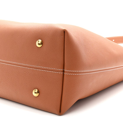 Louis Vuitton Grained Calfskin Low Key Hobo MM Cognac 10 of 11