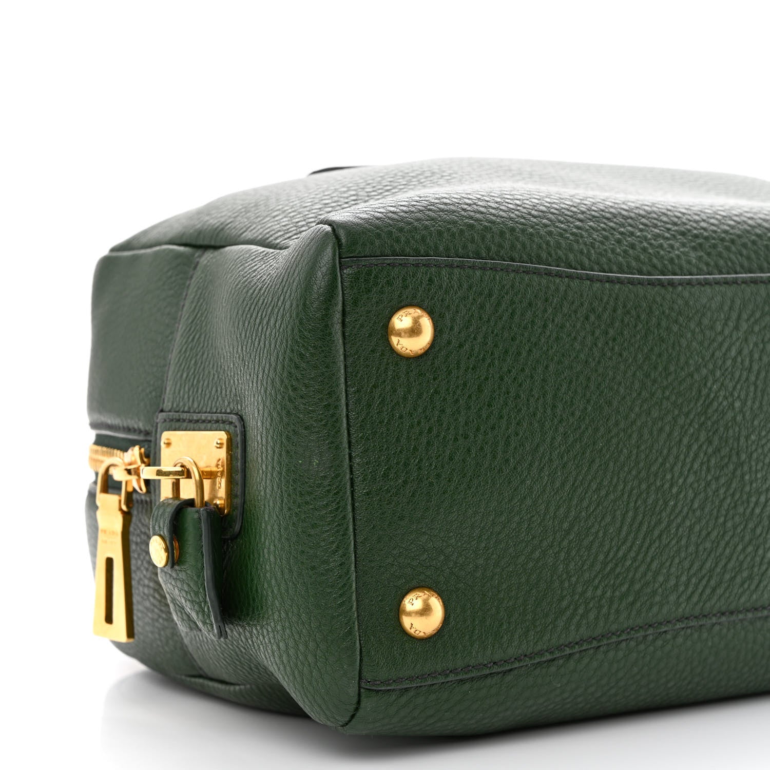 Prada Vitello Daino Top Handle Tote Foresta 11 of 19