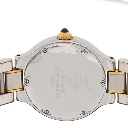 Cartier Stainless Steel 18K Yellow Gold 28mm Must De 21 Quartz Watch 4 of 5